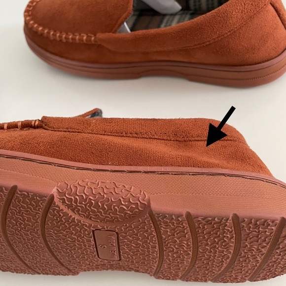 Wayland Square Deluxe Men’s Small Memory Foam Slippers Slip-on Non-Slip Sole 6-7 - Picture 11 of 14